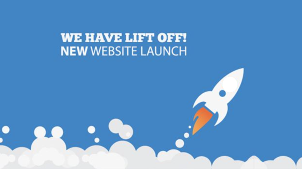 New website launch image